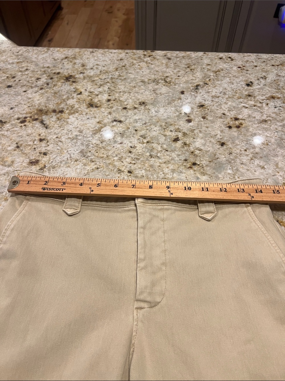 Women’s FAHERTY COASTLINE KNIT CHINOS BEIGE TAN KHAKIS STRETCH CASUAL SIZE 4 - Picture 10 of 12